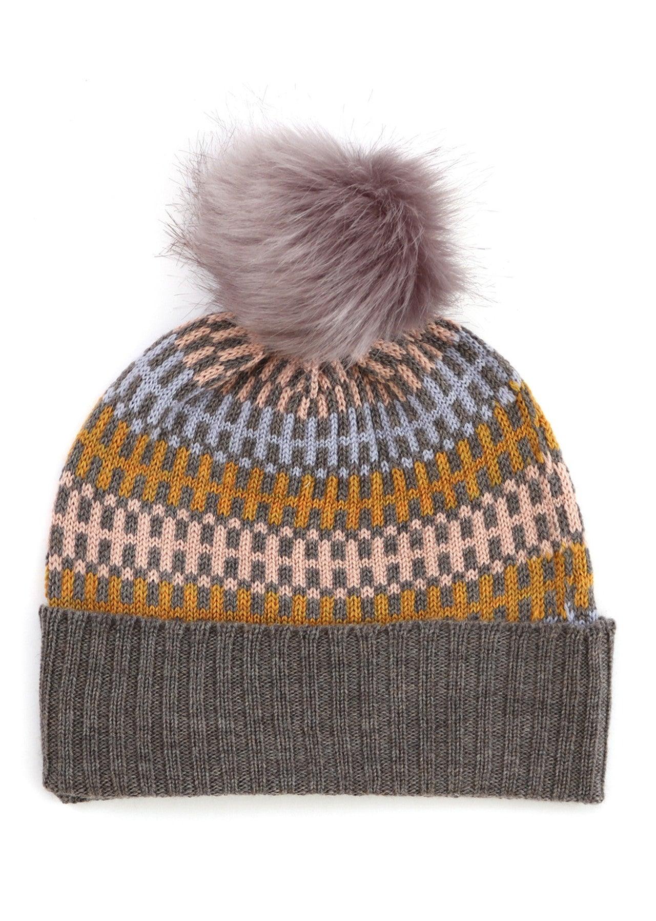 Uimi Dixie Modern Check Beanie - the tartan fox