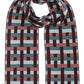 Uimi Dixie Modern Check Scarf in Raisin - the tartan fox