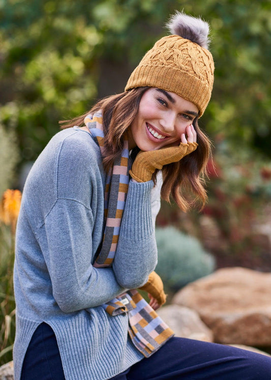 Uimi Mabel Cable Beanie - the tartan fox