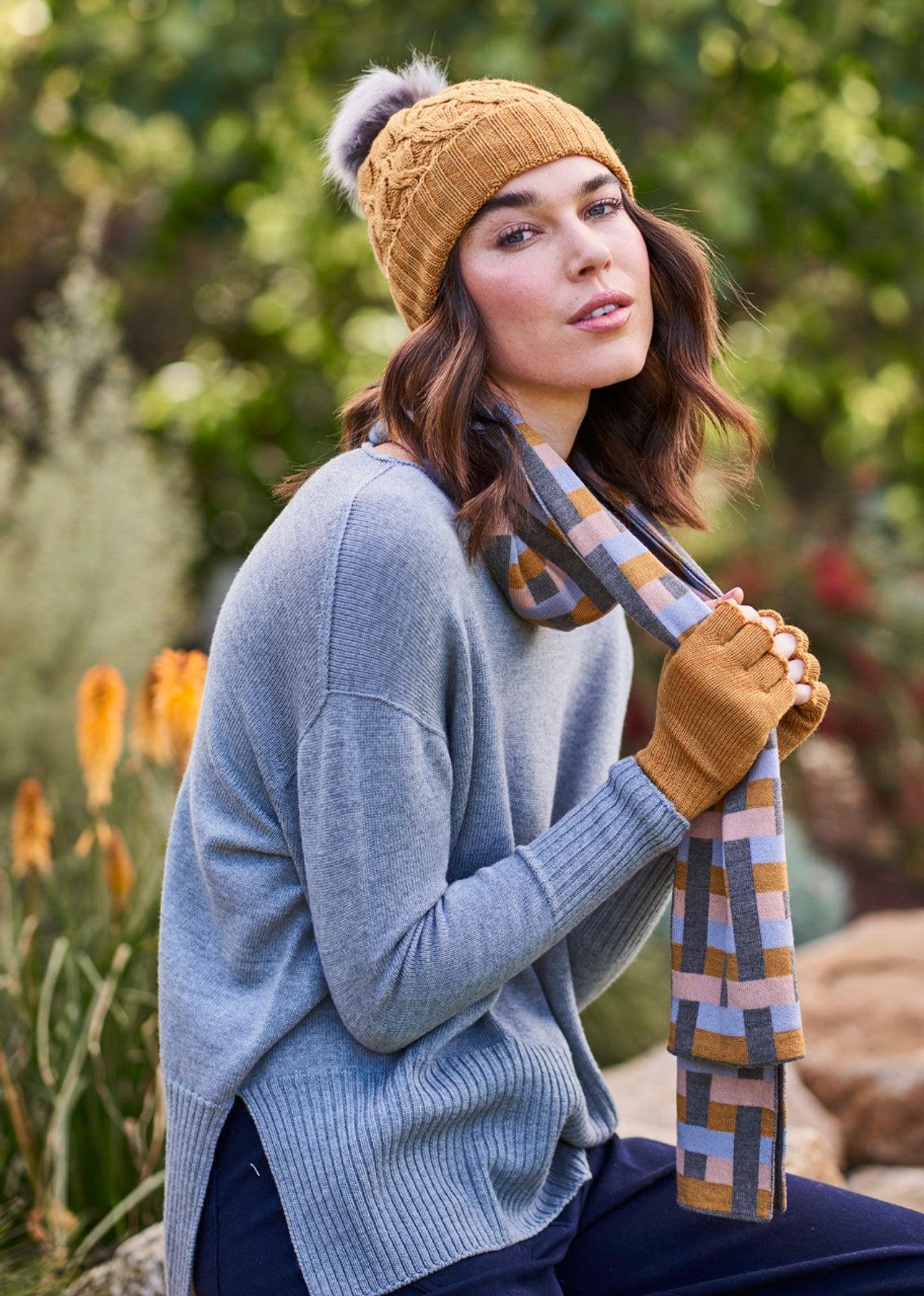 Uimi Mabel Cable Beanie - the tartan fox