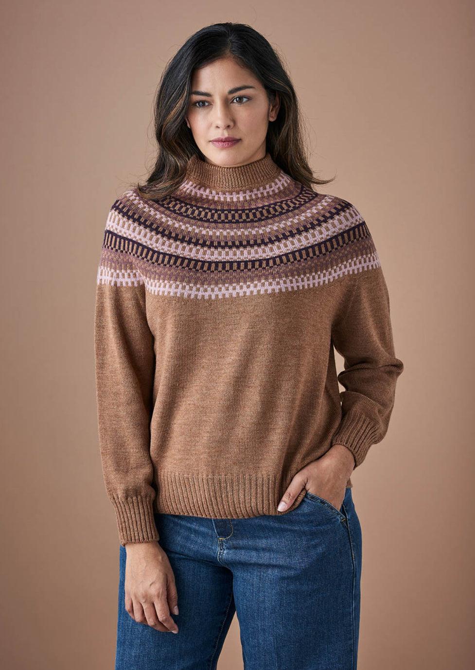 Uimi Pixie Jumper in Gingerbread - the tartan fox