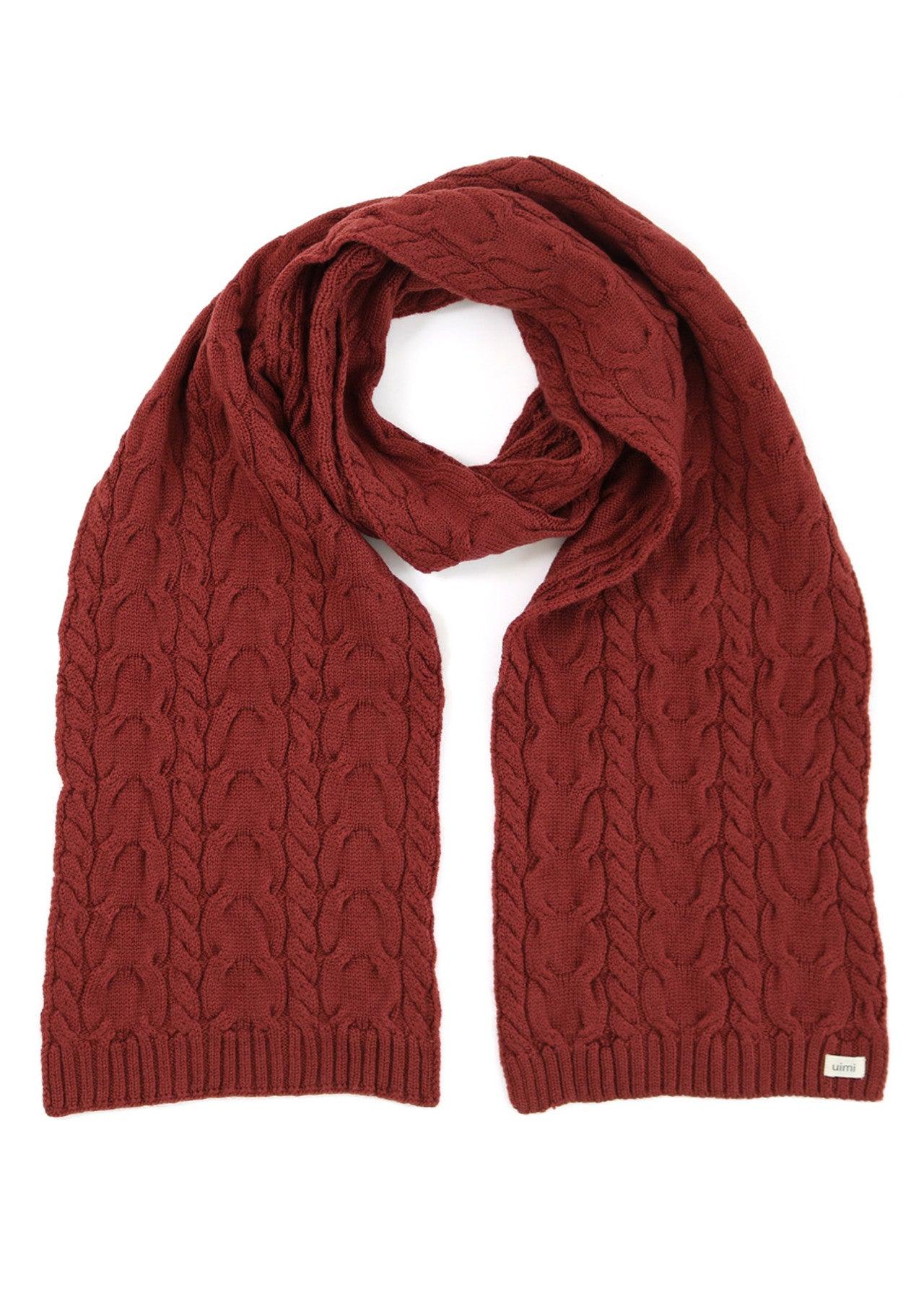 Uimi Valentina Fancy Cable Scarf - the tartan fox