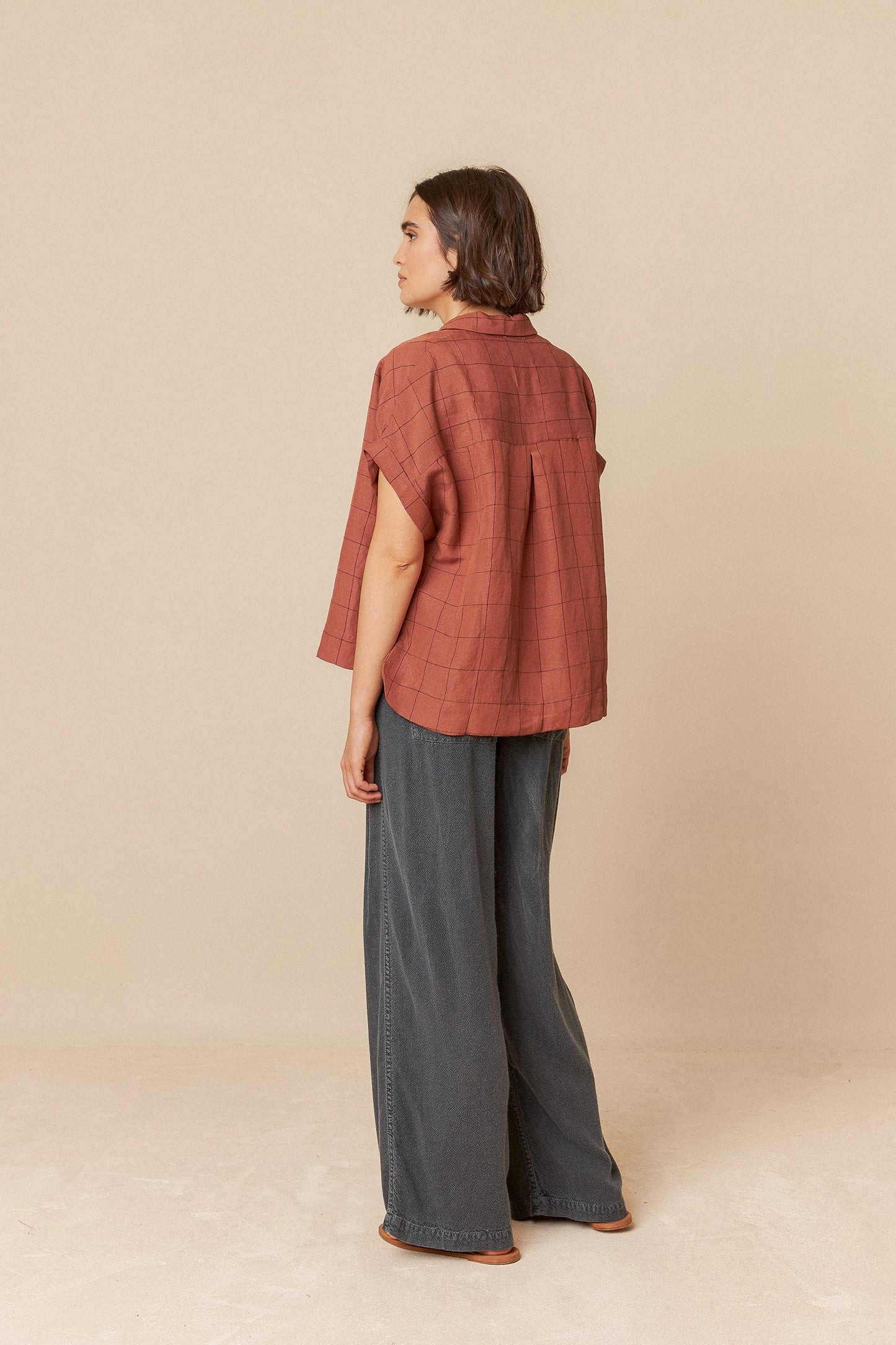 Indi and Cold Window Pane Shirt