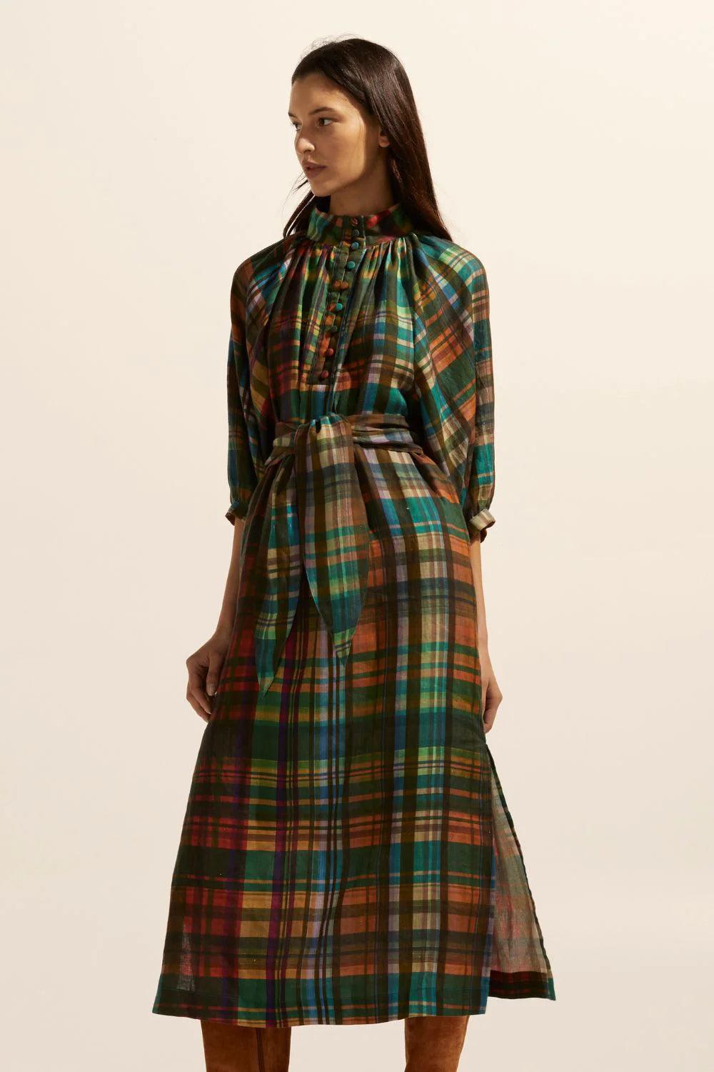 Zoe Kratzmann Capture Dress in Kaleidoscope Check - the tartan fox