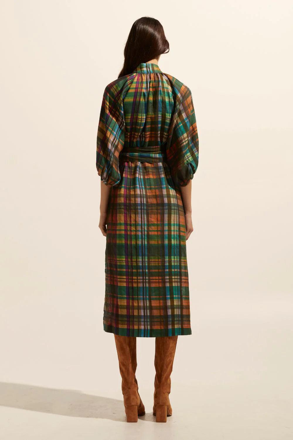 Zoe Kratzmann Capture Dress in Kaleidoscope Check - the tartan fox