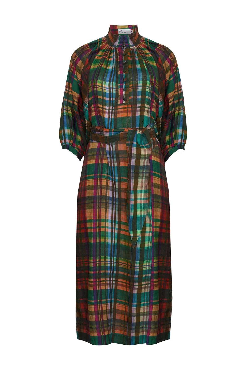 Zoe Kratzmann Capture Dress in Kaleidoscope Check - the tartan fox