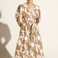 Zoe Kratzmann Ebb Dress in K’gari Cream Print - the tartan fox