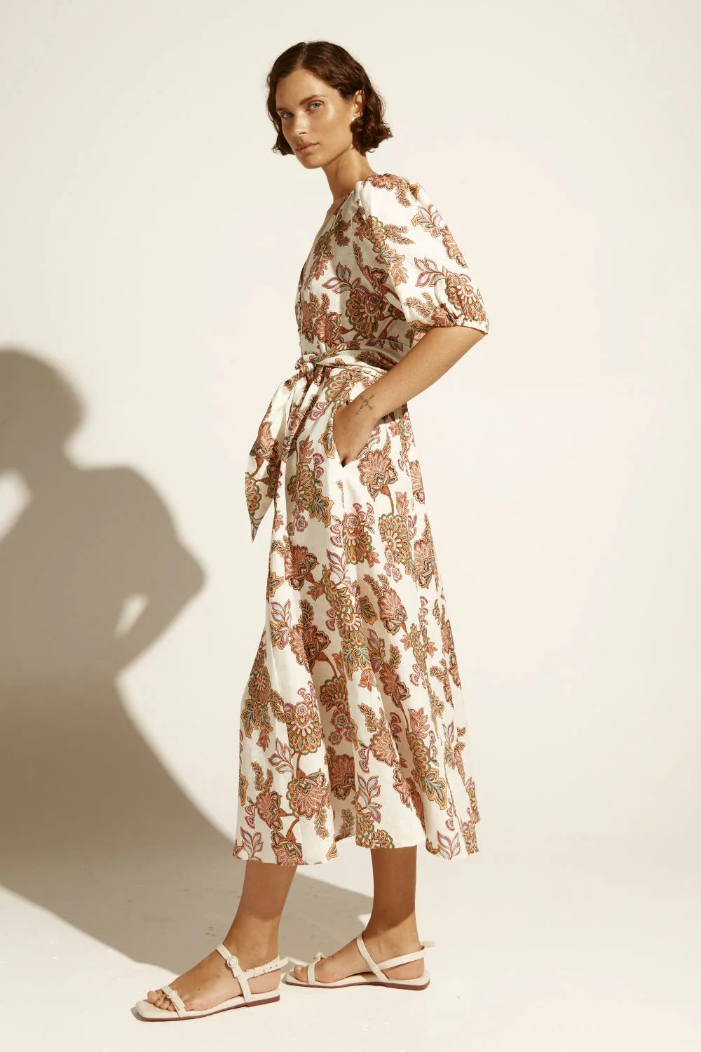 Zoe Kratzmann Ebb Dress in K’gari Cream Print - the tartan fox