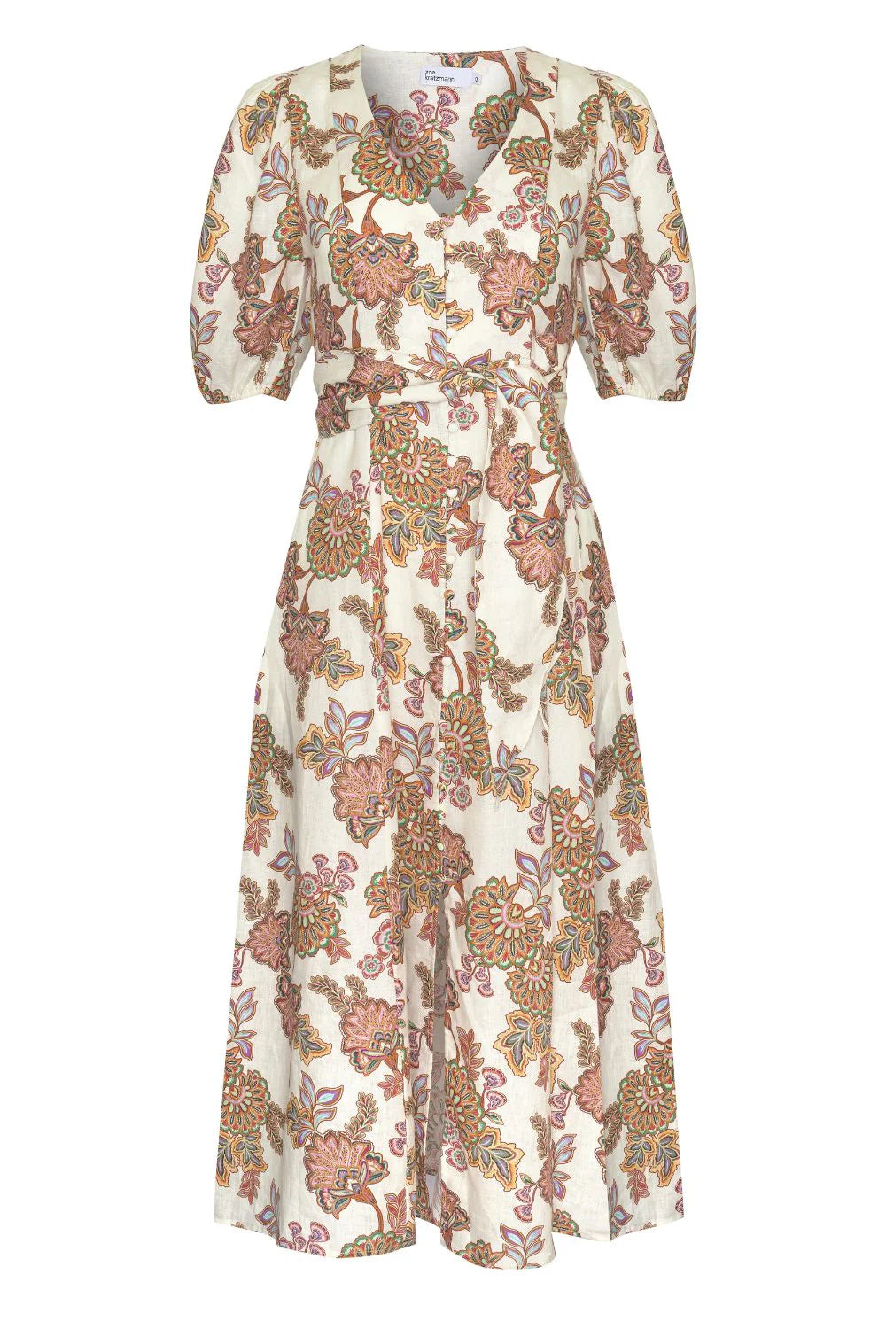 Zoe Kratzmann Ebb Dress in K’gari Cream Print - the tartan fox