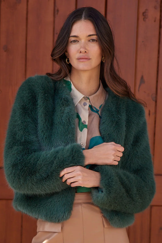 Zoe Kratzmann Glacier Jacket in Emerald - the tartan fox