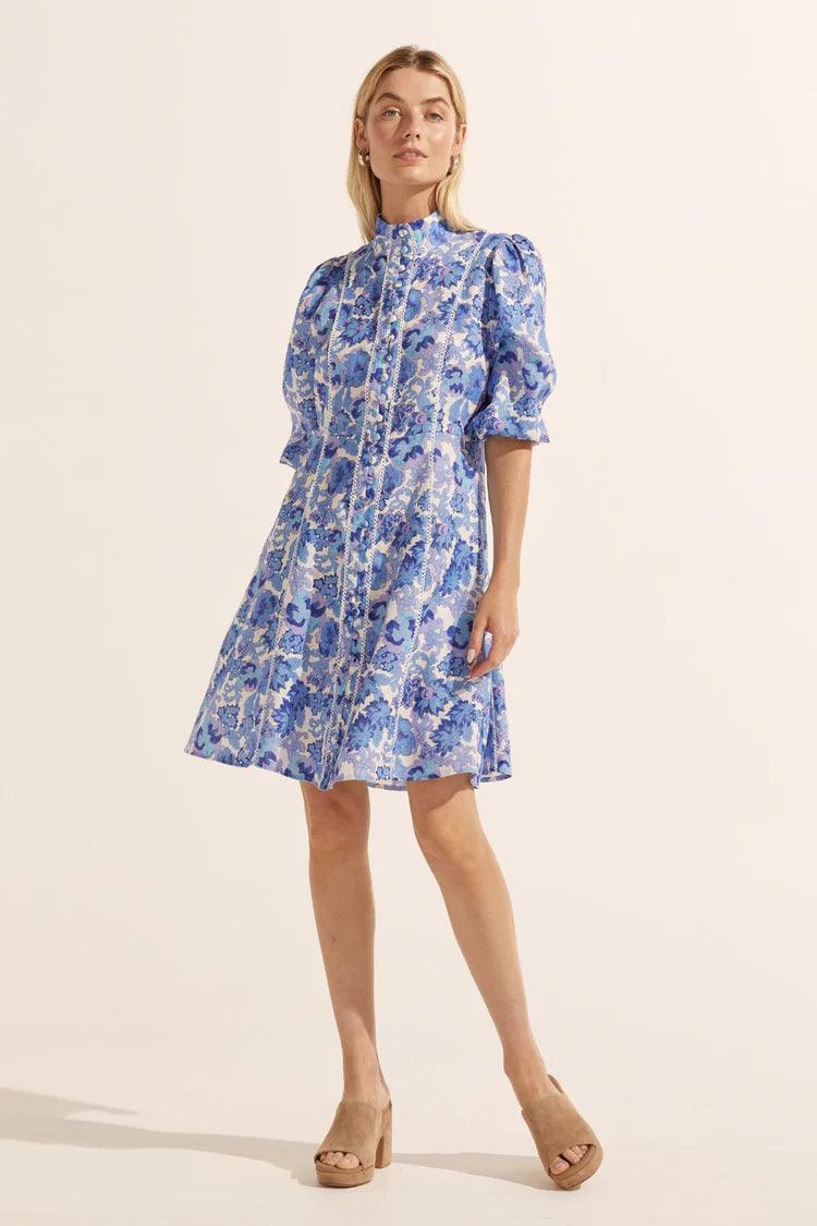 Zoe Kratzmann Jargon Dress in Pacific Floral - the tartan fox