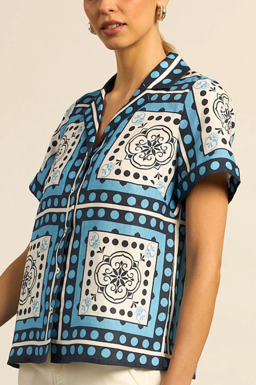 Zoe Kratzmann Lumen Top in Bay Scarf