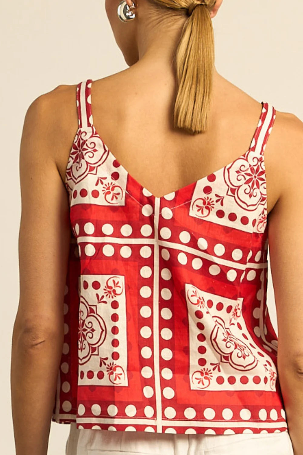 Zoe Kratzmann Memo Top in Poppy Scarf