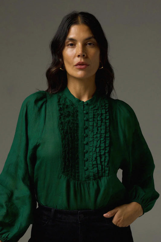 Zoe Kratzmann Passage Top in Emerald - the tartan fox