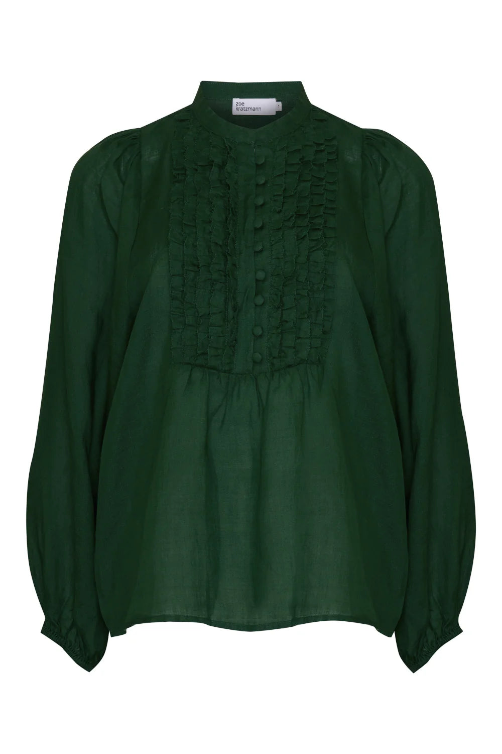 Zoe Kratzmann Passage Top in Emerald - the tartan fox
