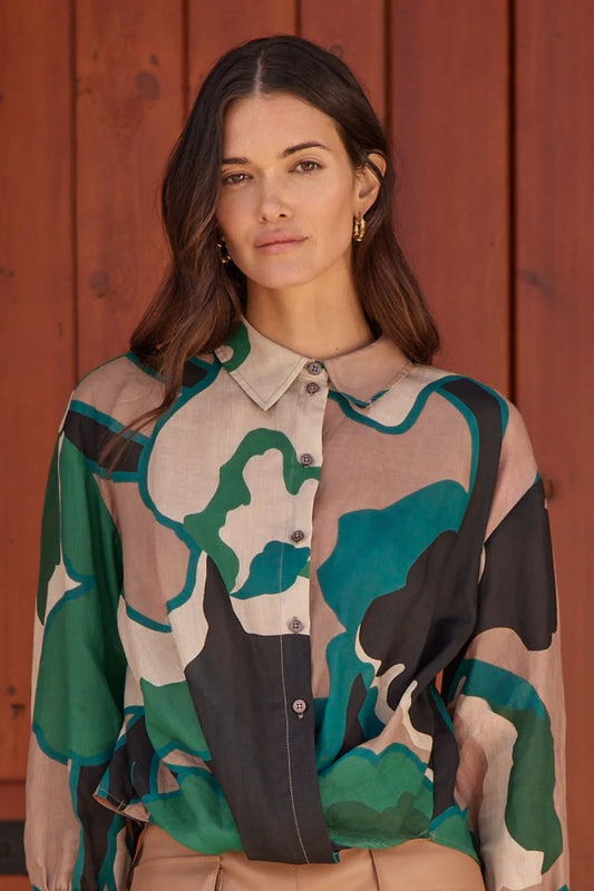 Zoe Kratzmann Sidle Top in Organic Botanic - the tartan fox