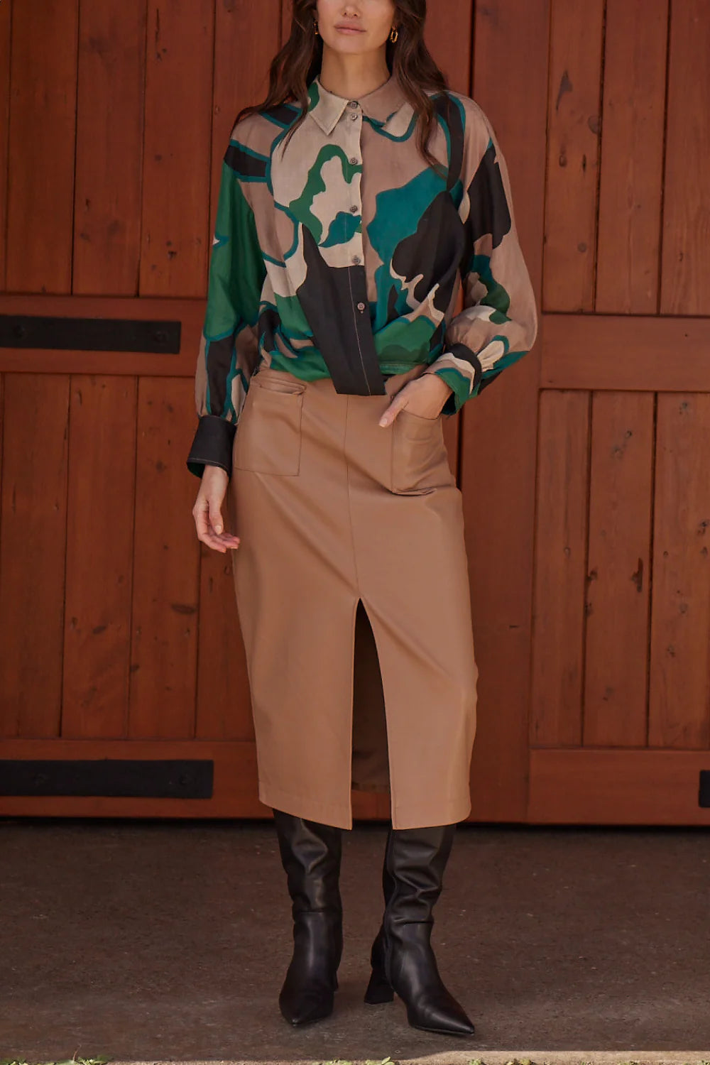 Zoe Kratzmann Sidle Top in Organic Botanic - the tartan fox