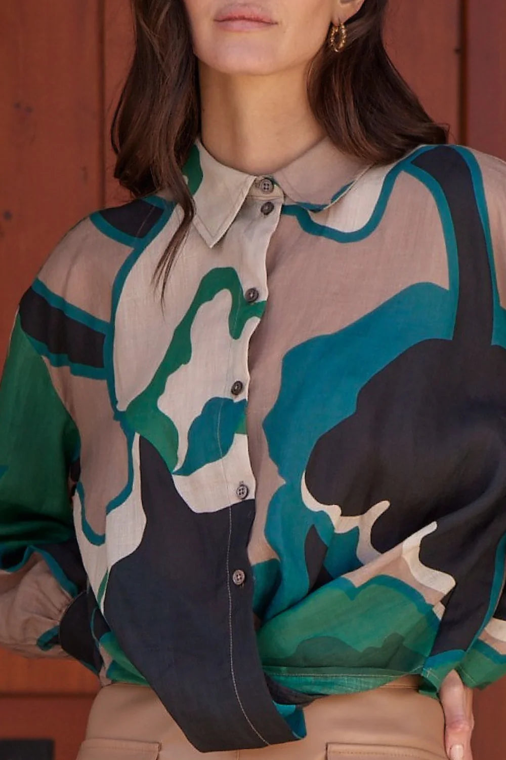 Zoe Kratzmann Sidle Top in Organic Botanic - the tartan fox
