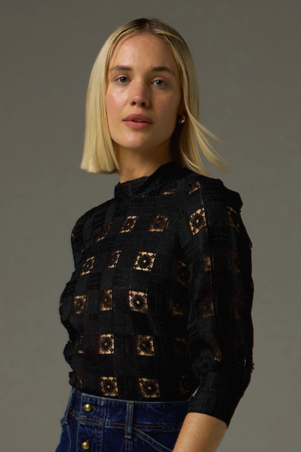 Zoe Kratzmann Studio Top in Black - the tartan fox