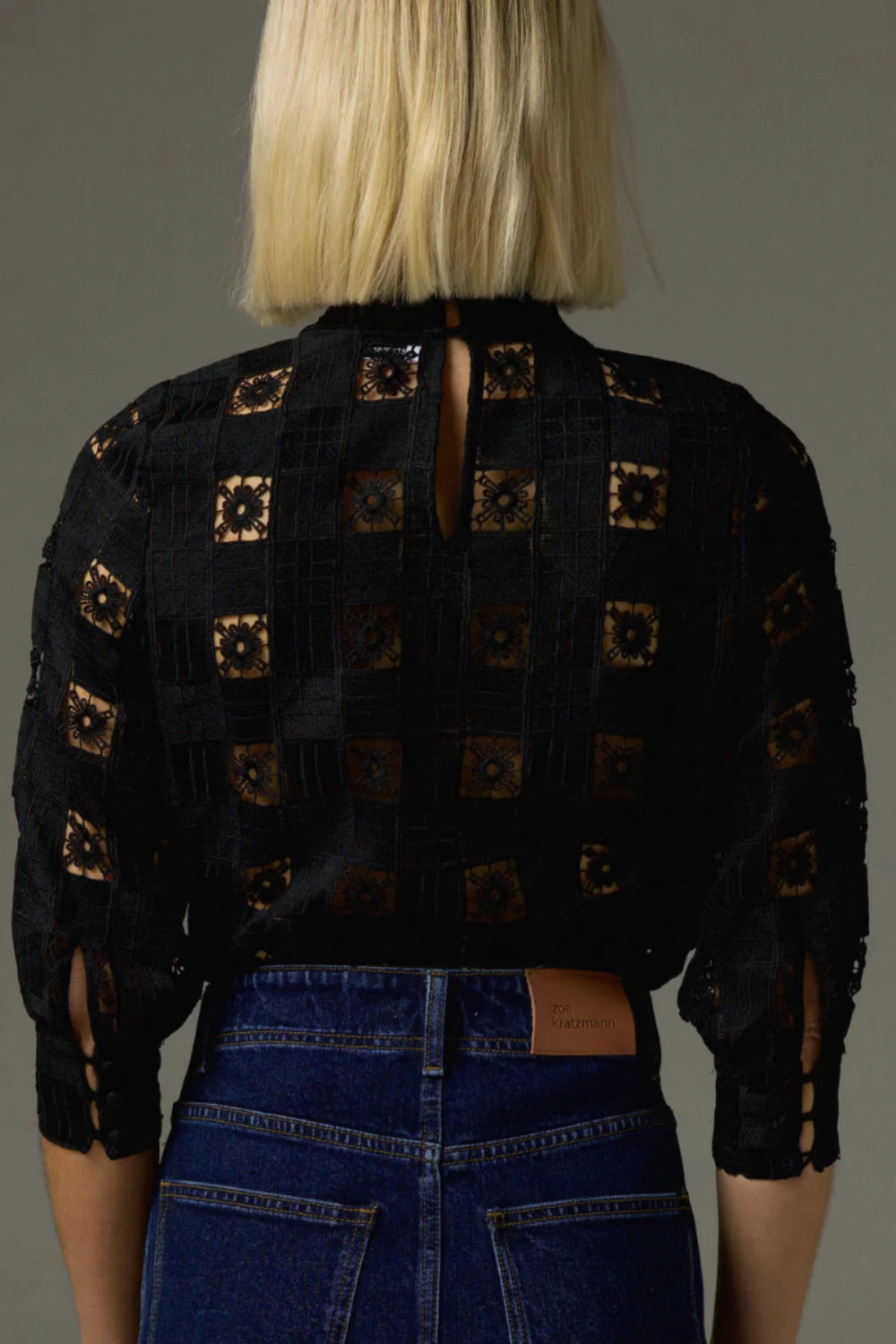 Zoe Kratzmann Studio Top in Black - the tartan fox
