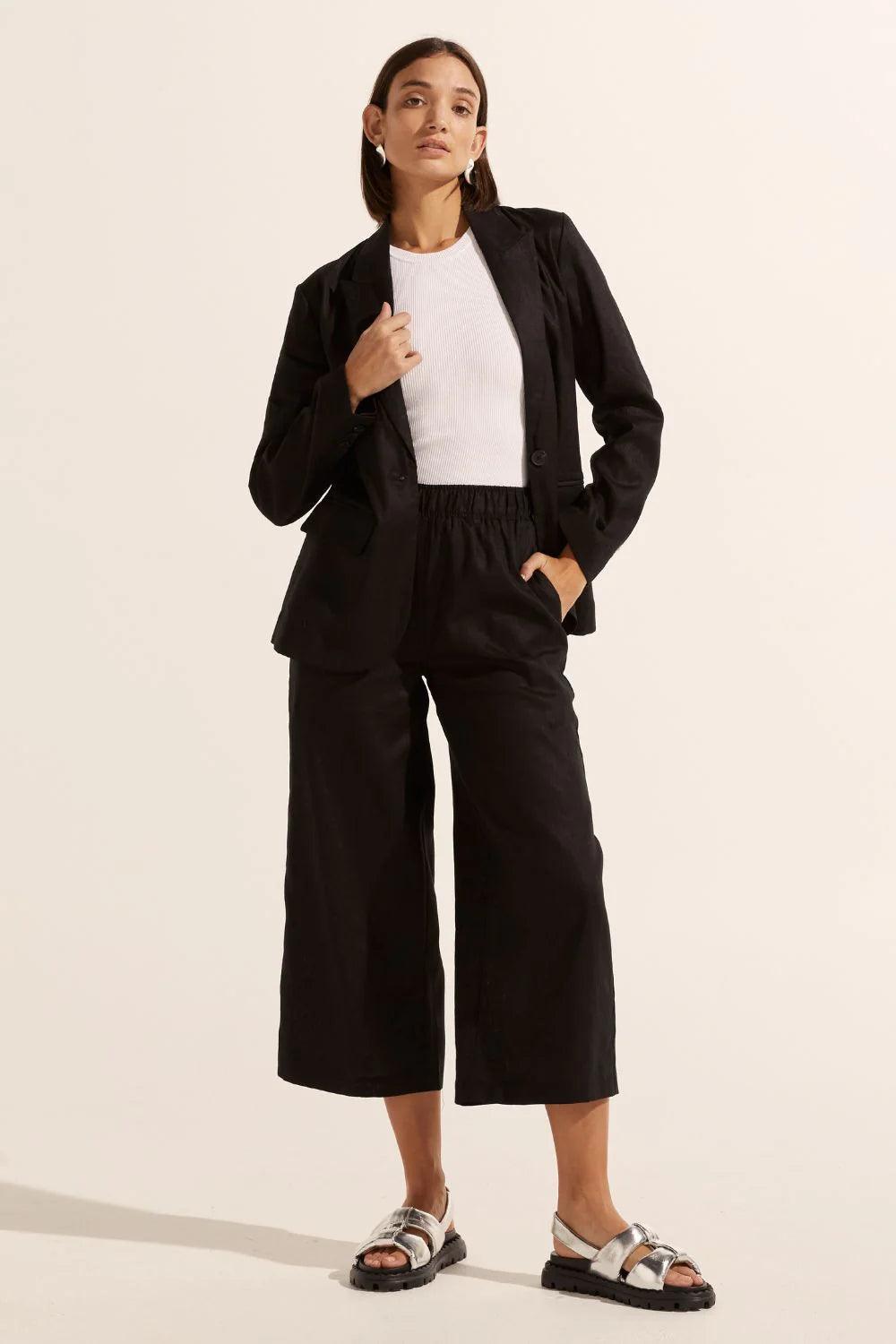 Zoe Kratzmann Wattage Pant in Black - the tartan fox