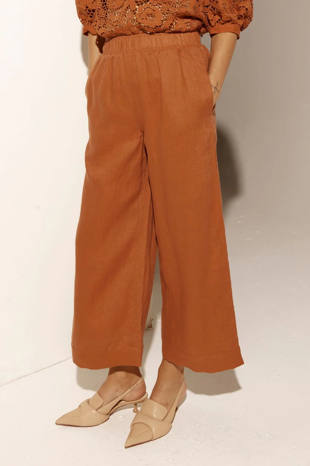 Zoe Kratzmann Wattage Pant in Toffee - the tartan fox