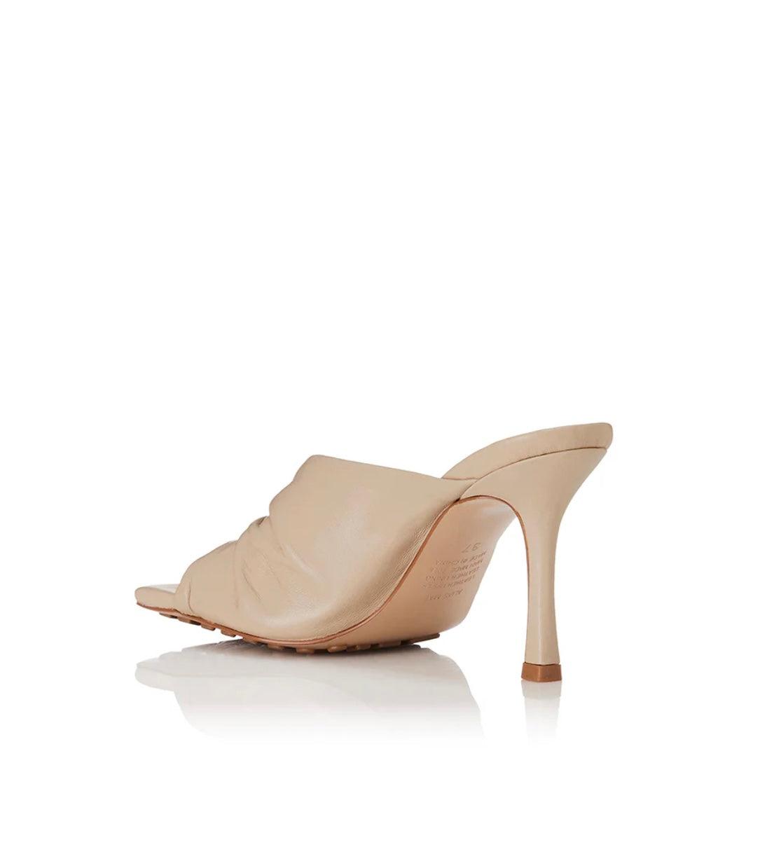 Alias Mae Leora Heel in Cream Leather - the tartan fox