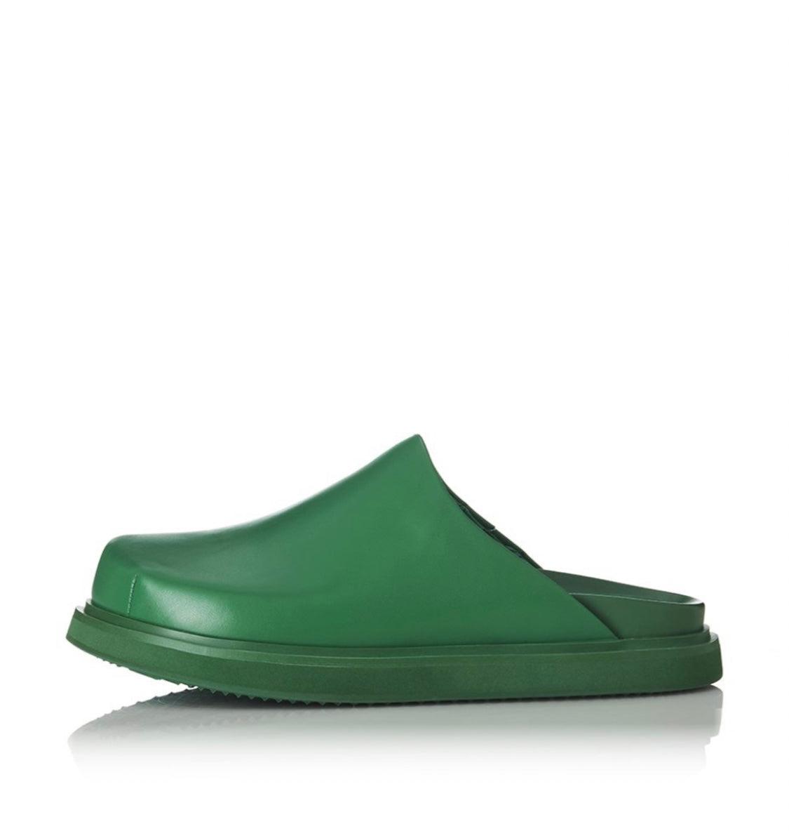 Alias Mae Neko Clog in Highlighter Green - the tartan fox