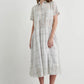 Apartment Clothing Sarai Maxi Shirt Dress in White/Sarai Check - the tartan fox