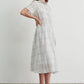 Apartment Clothing Sarai Maxi Shirt Dress in White/Sarai Check - the tartan fox