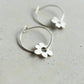Argent Silversmith Holy Daisy Silver Hoops in 925 Recycled Sterling Silver - the tartan fox