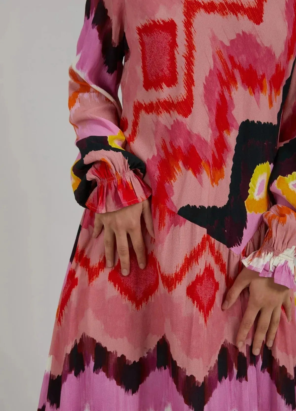 Coster Ikat Print Dress - the tartan fox