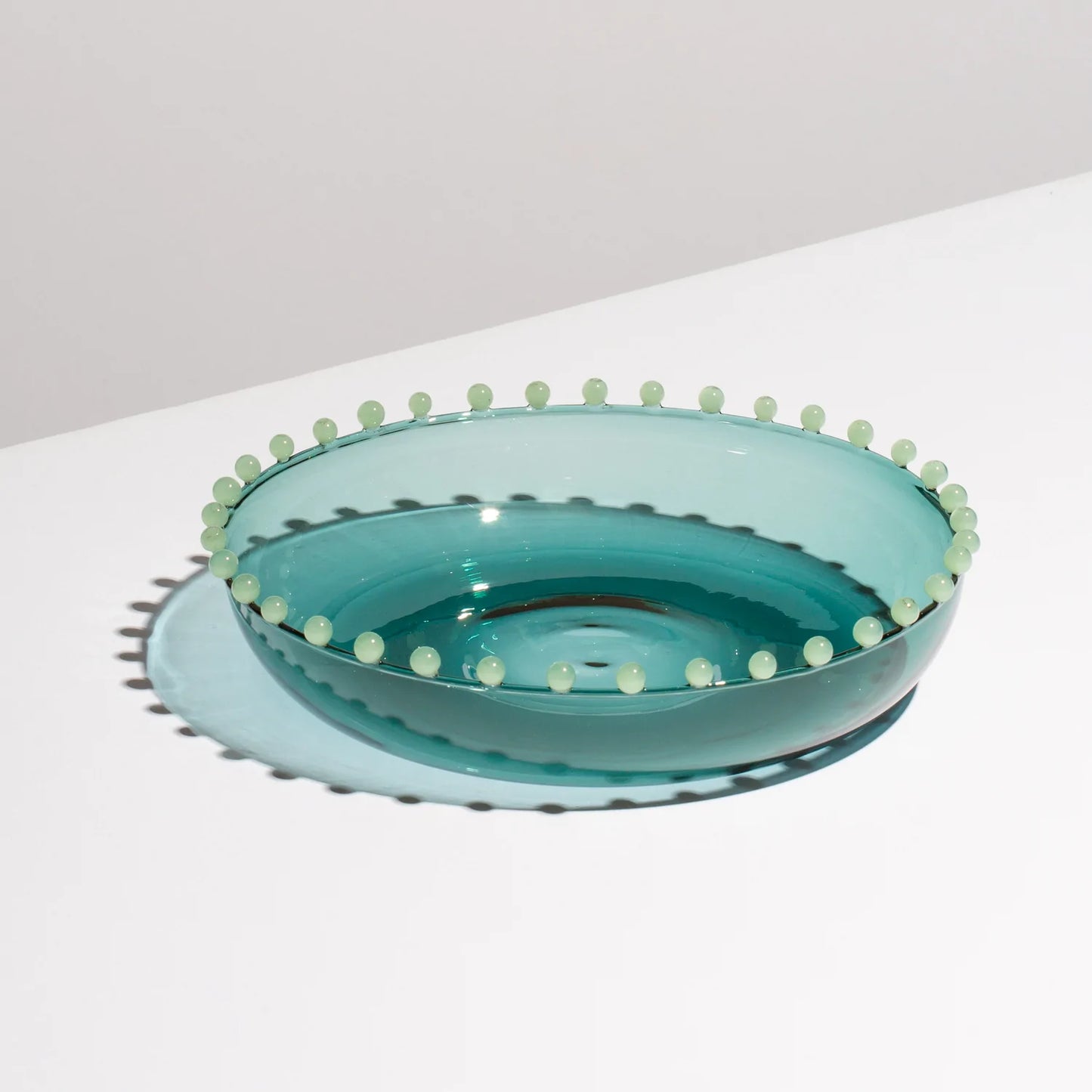 Fazeek Pearl Platter in Teal & Jade - the tartan fox