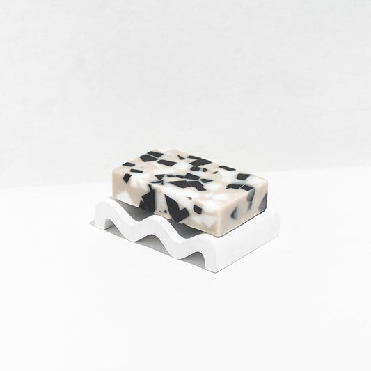 Fazeek Wave Soap Dish in White - the tartan fox