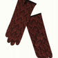 King Louie Facet Gloves in Henna Red - the tartan fox