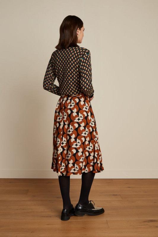 King Louie Valeria Skirt in Bassline Black - the tartan fox