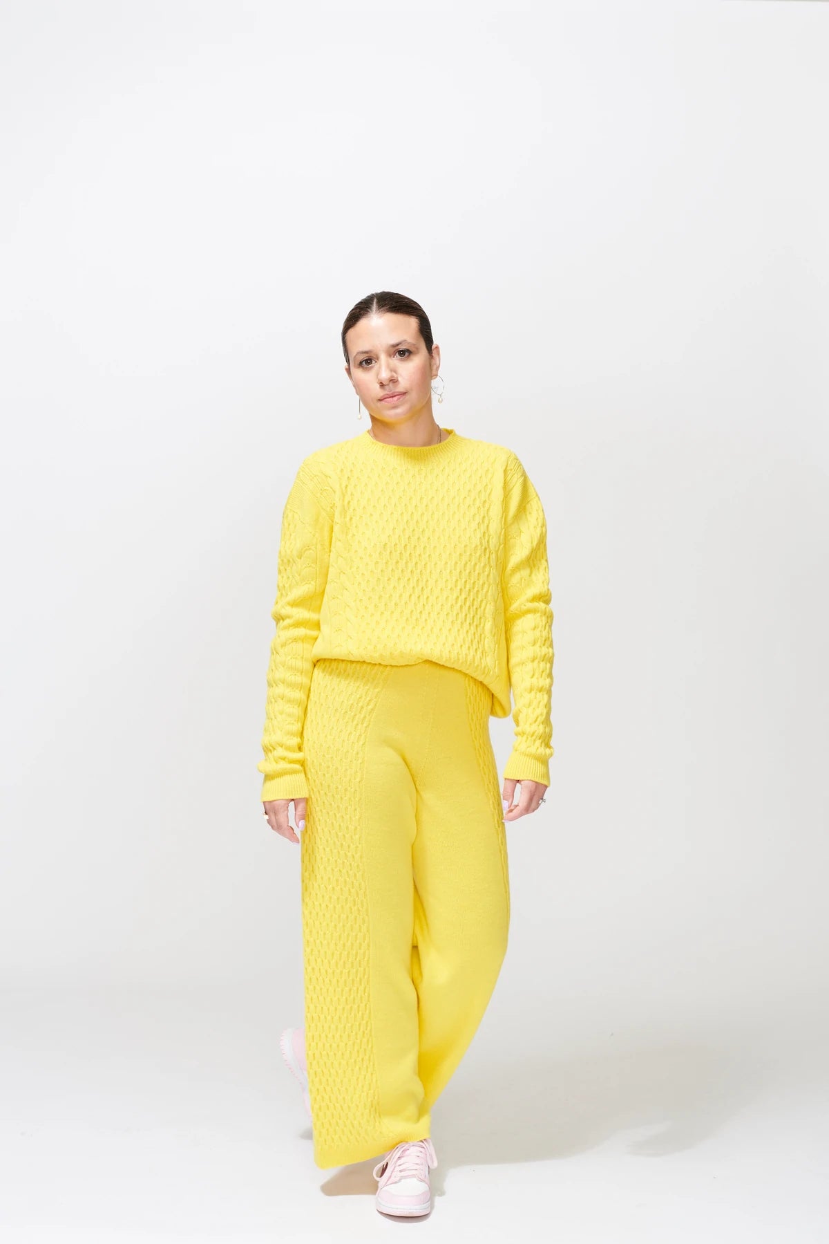 McIntyre Bella Sweater in Illuminating Yellow - the tartan fox