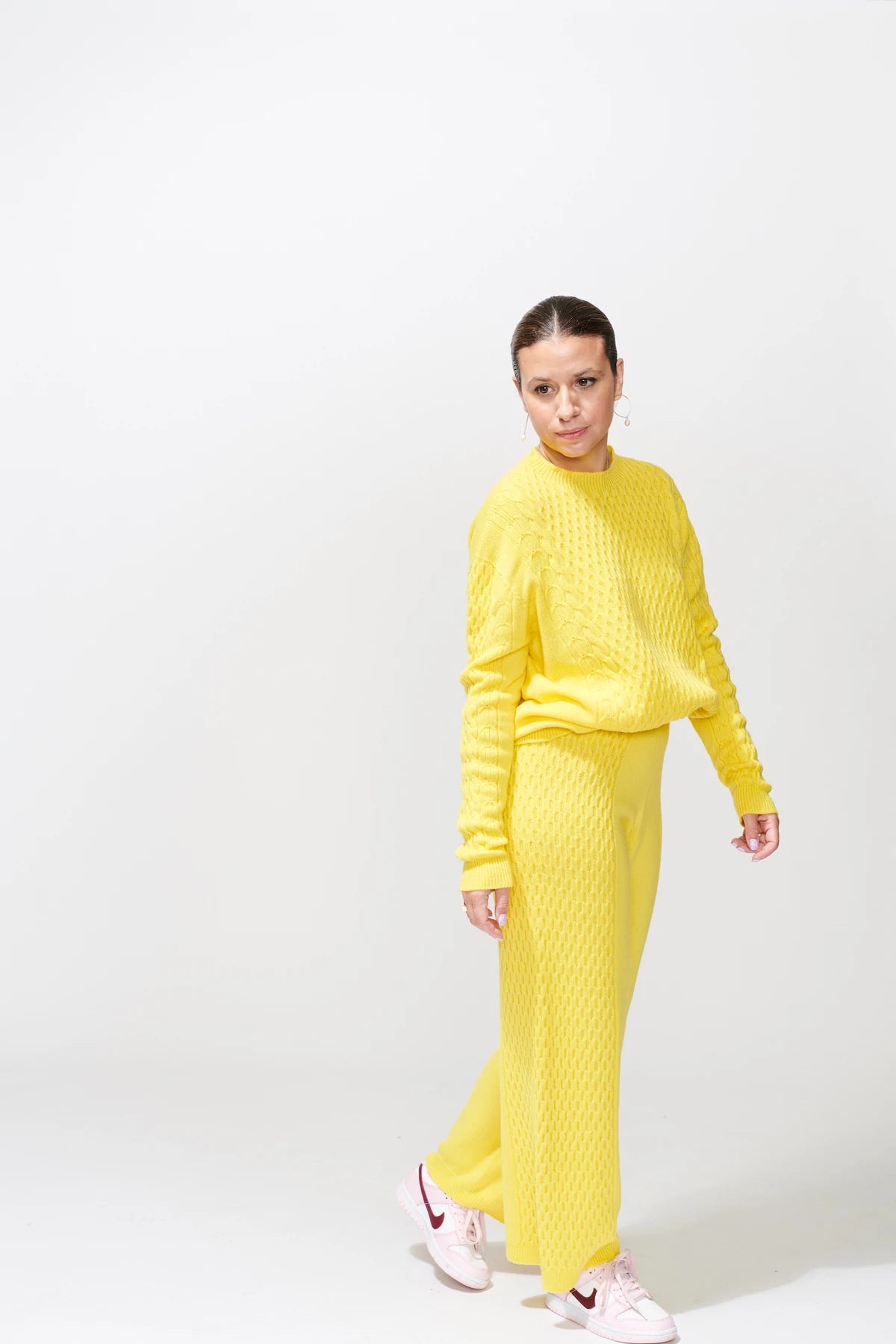 McIntyre Bella Sweater in Illuminating Yellow - the tartan fox