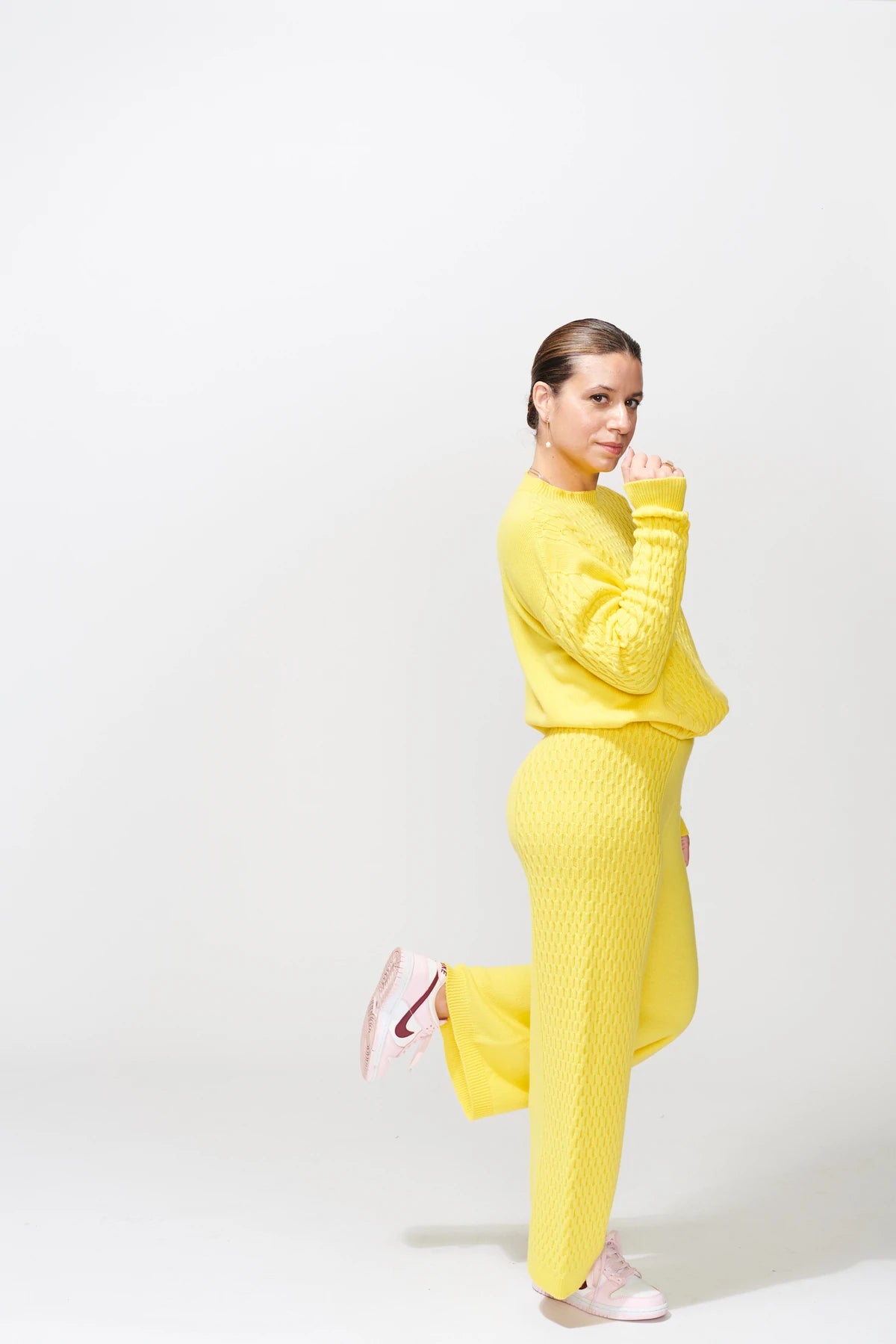 McIntyre Bella Sweater in Illuminating Yellow - the tartan fox