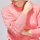 McIntyre Maria Cable Knit in Tea Rose - the tartan fox