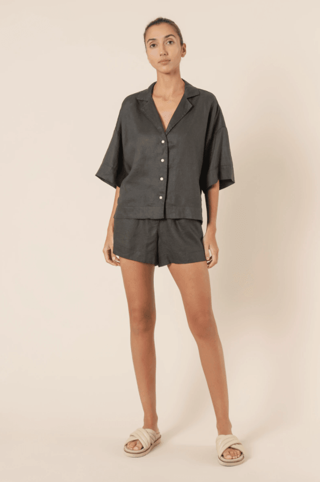 Nude Lucy Linen Lounge Short - the tartan fox