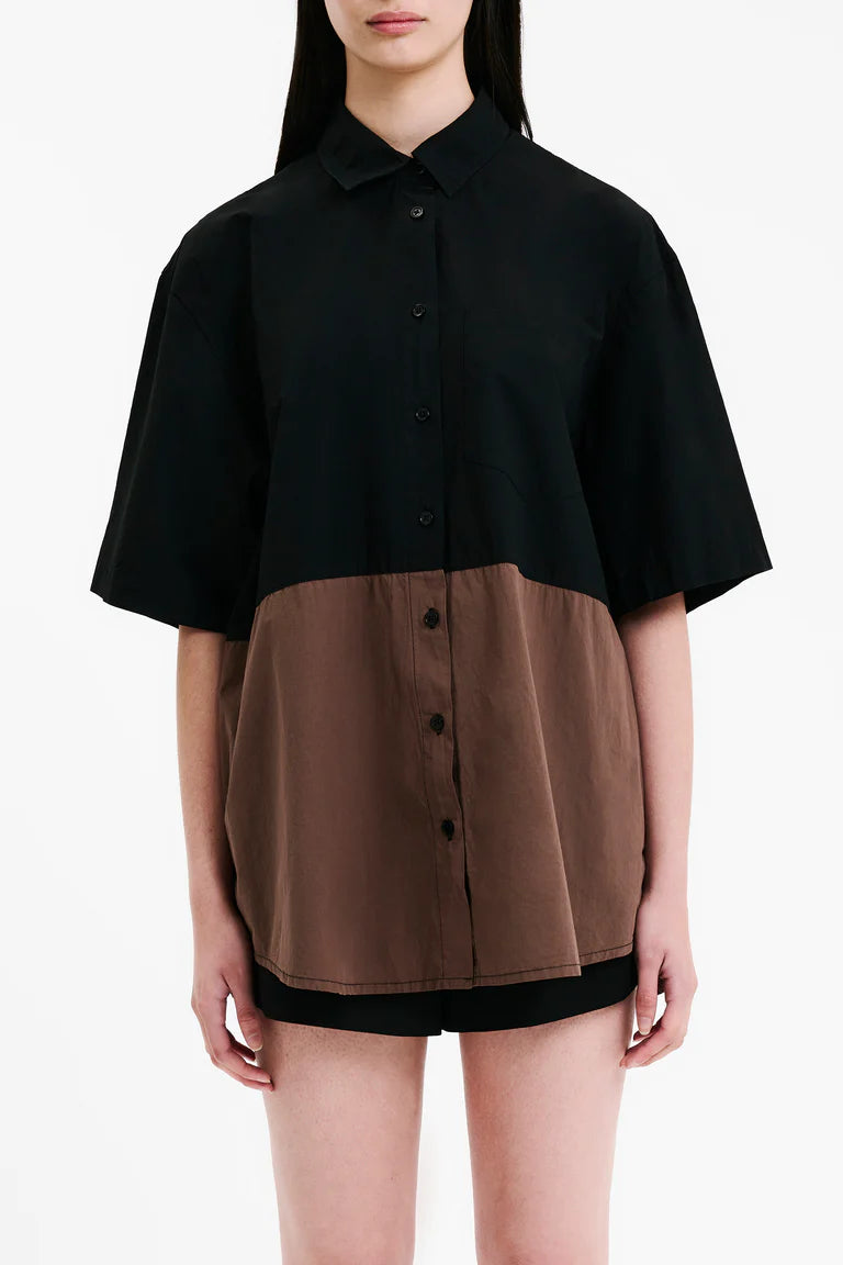 Nude Lucy Samson Shirt in Black - the tartan fox