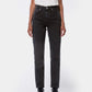 Nudie Jeans Breezy Britt in Black Worn - the tartan fox