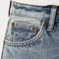 Nudie Jeans Breezy Britt in Blue Desert - the tartan fox