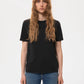 Nudie Jeans Joni Solid Tee in Anthracite - the tartan fox