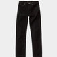 Nudie Jeans Straight Sally in Everblack - the tartan fox