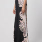 Oncewas Castro Wide Leg Pant in Black Gypsy Print - the tartan fox