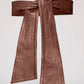 OnceWas Oakley Washed Leather Belt - the tartan fox