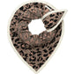 POM Amsterdam Leopard Pink Shawl - the tartan fox