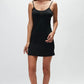 Rue Stiic Jade Slip Mini Dress in Black - the tartan fox